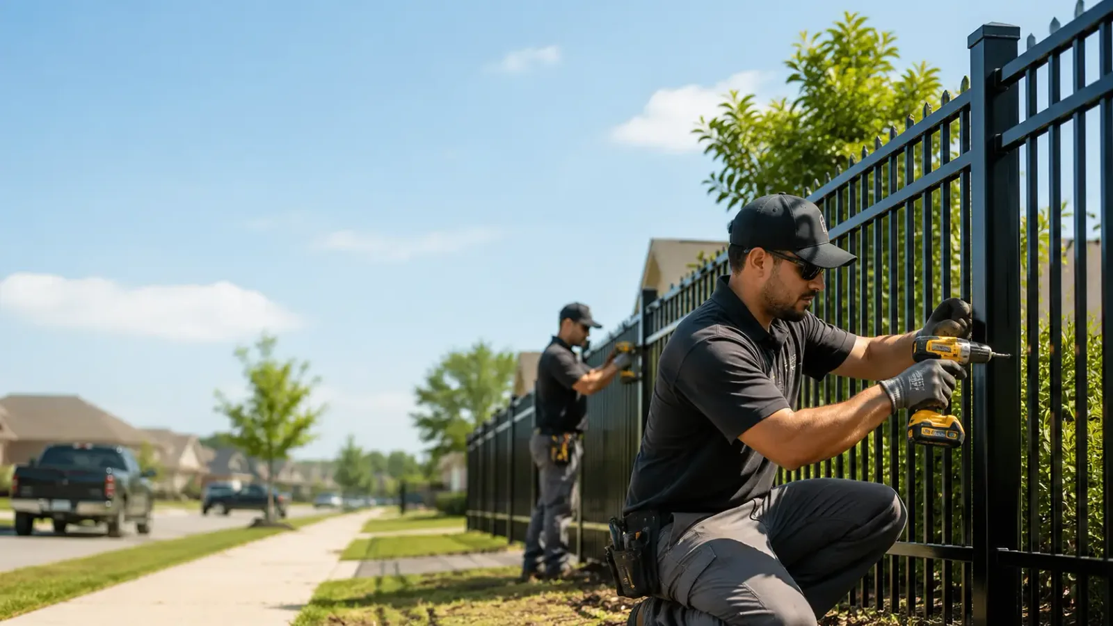 Metal Fence Installation in Mulberry, AR